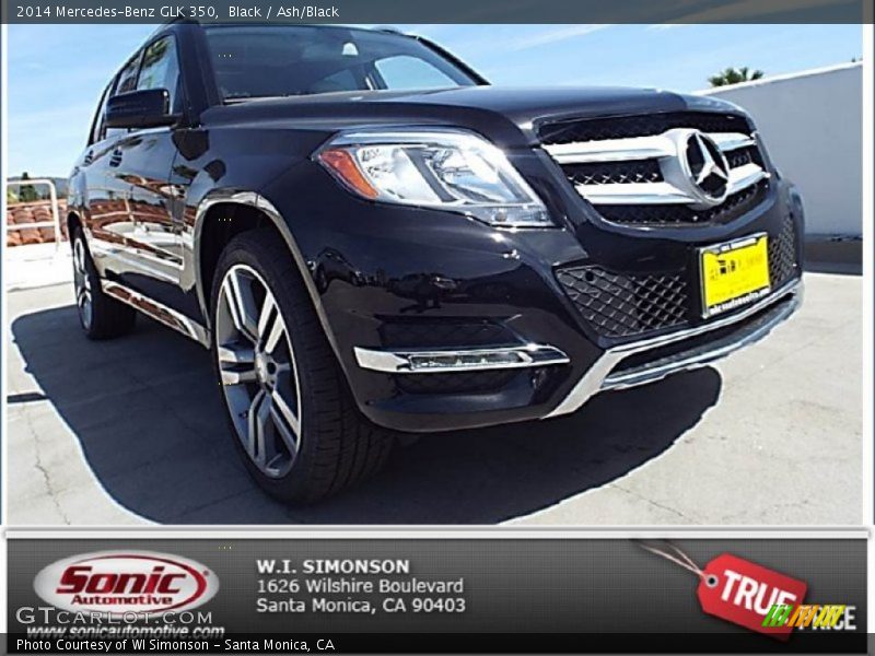 Black / Ash/Black 2014 Mercedes-Benz GLK 350