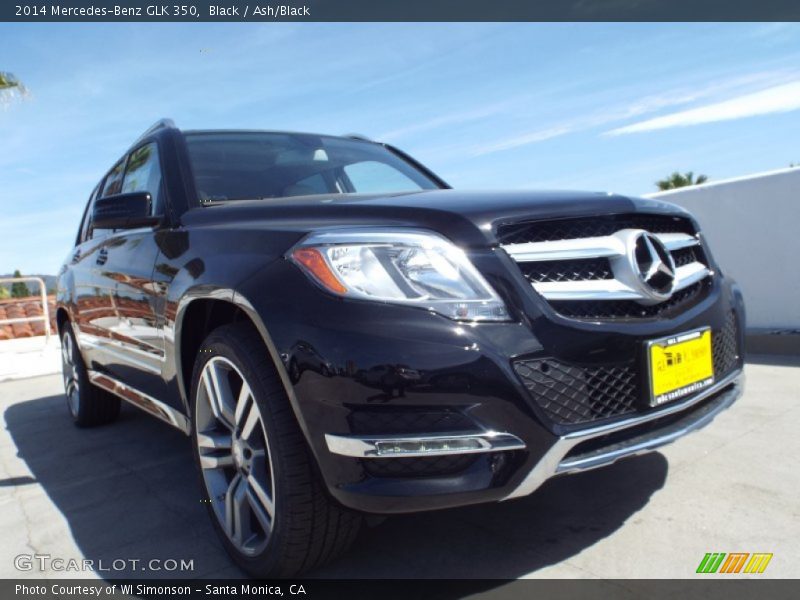 Black / Ash/Black 2014 Mercedes-Benz GLK 350