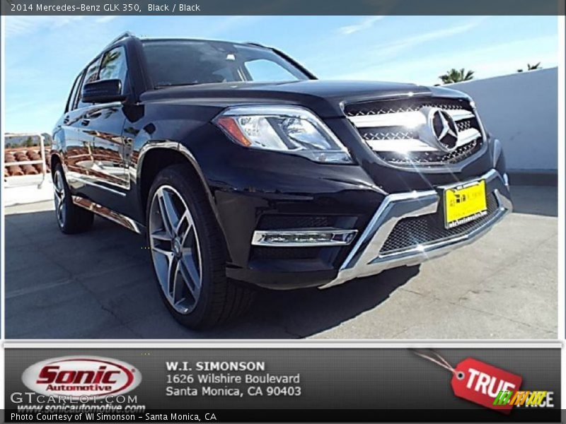 Black / Black 2014 Mercedes-Benz GLK 350