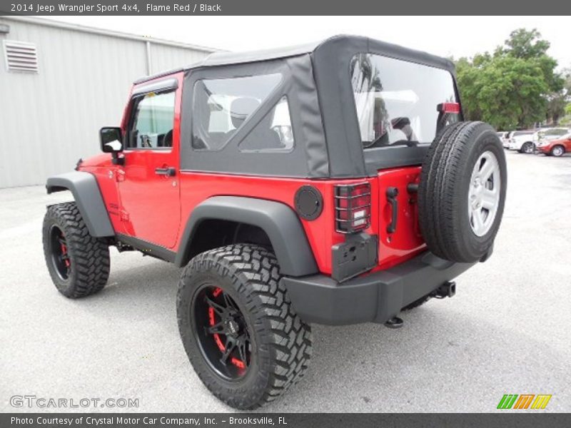 Flame Red / Black 2014 Jeep Wrangler Sport 4x4
