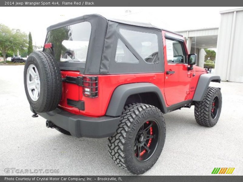 Flame Red / Black 2014 Jeep Wrangler Sport 4x4
