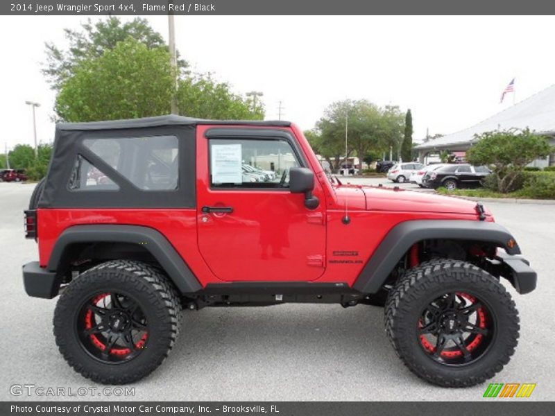 Flame Red / Black 2014 Jeep Wrangler Sport 4x4