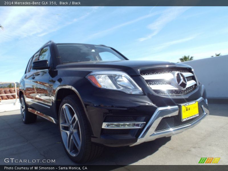 Black / Black 2014 Mercedes-Benz GLK 350