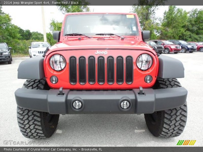 Flame Red / Black 2014 Jeep Wrangler Sport 4x4