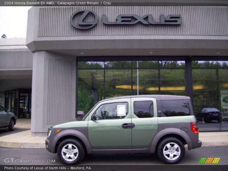 Galapagos Green Metallic / Gray 2004 Honda Element EX AWD