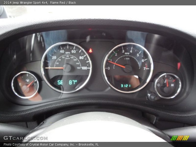 Flame Red / Black 2014 Jeep Wrangler Sport 4x4
