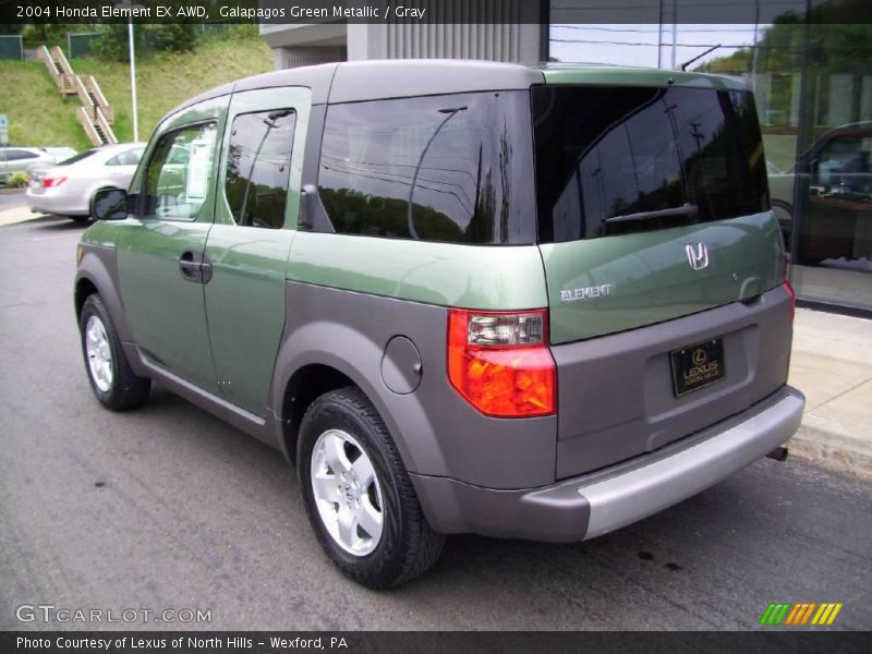 Galapagos Green Metallic / Gray 2004 Honda Element EX AWD