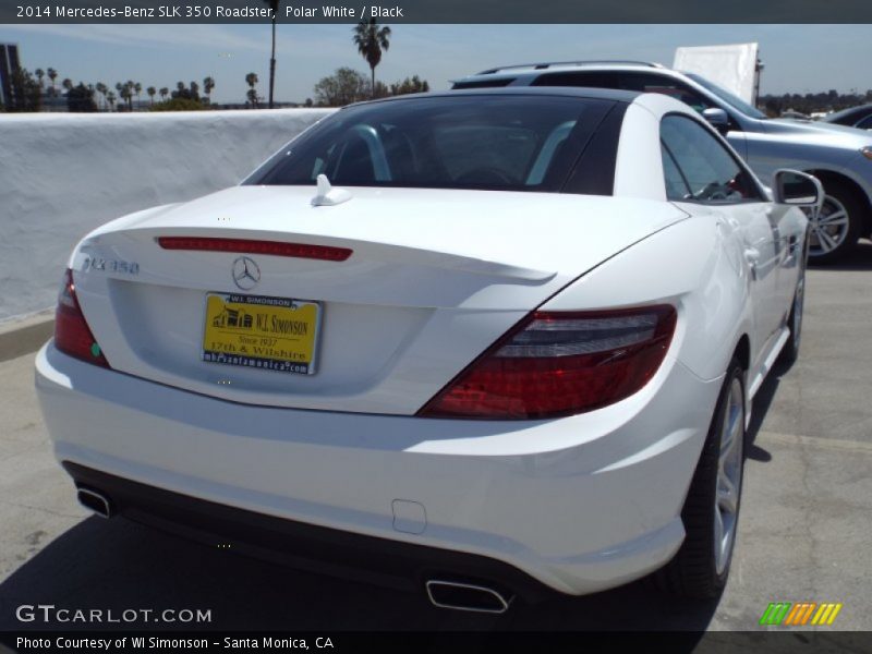 Polar White / Black 2014 Mercedes-Benz SLK 350 Roadster