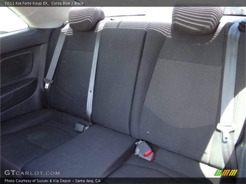 Corsa Blue / Black 2011 Kia Forte Koup EX