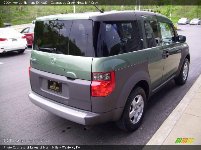 Galapagos Green Metallic / Gray 2004 Honda Element EX AWD