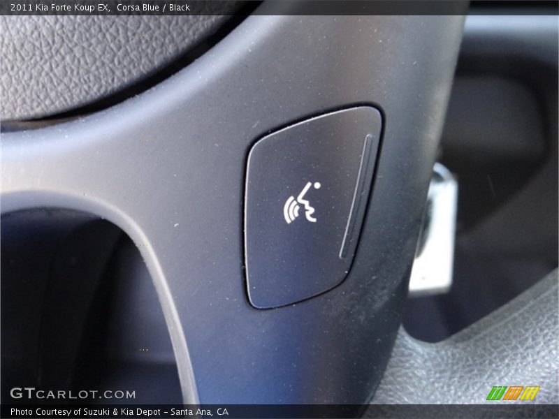 Corsa Blue / Black 2011 Kia Forte Koup EX