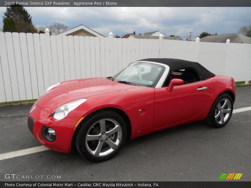 Aggressive Red / Ebony 2008 Pontiac Solstice GXP Roadster