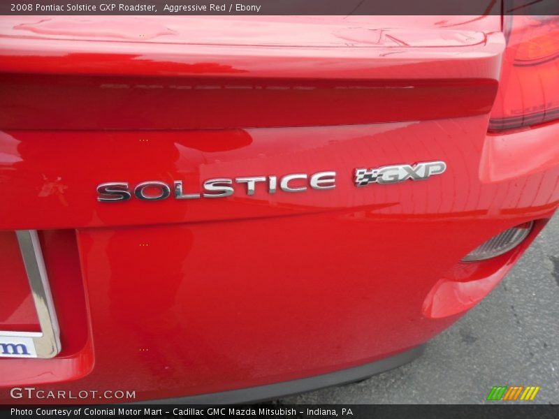 Aggressive Red / Ebony 2008 Pontiac Solstice GXP Roadster