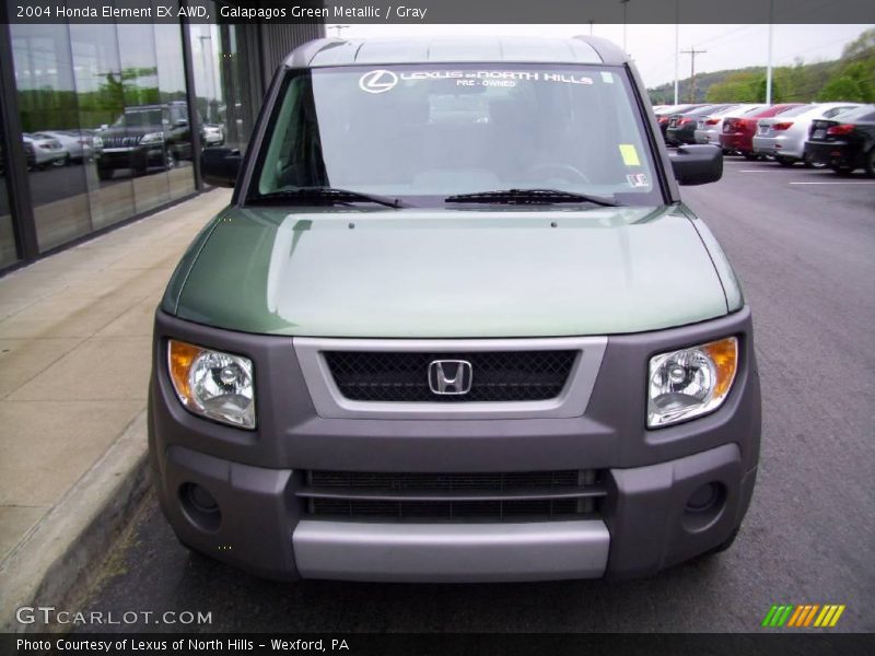 Galapagos Green Metallic / Gray 2004 Honda Element EX AWD