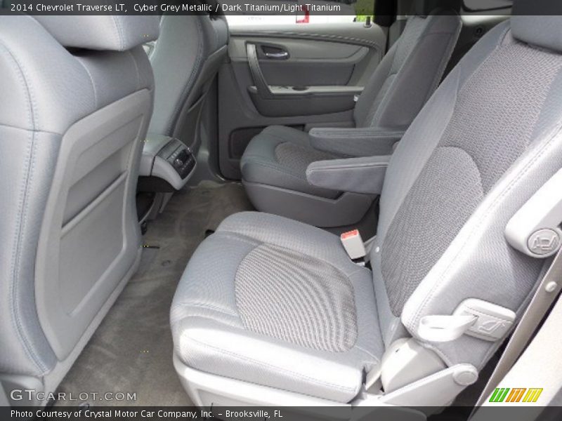 Cyber Grey Metallic / Dark Titanium/Light Titanium 2014 Chevrolet Traverse LT