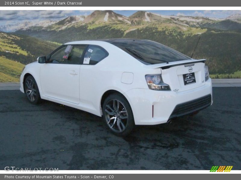 Super White / Dark Charcoal 2014 Scion tC