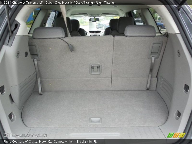 Cyber Grey Metallic / Dark Titanium/Light Titanium 2014 Chevrolet Traverse LT