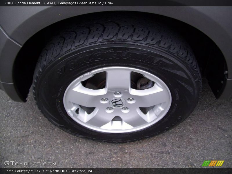 Galapagos Green Metallic / Gray 2004 Honda Element EX AWD