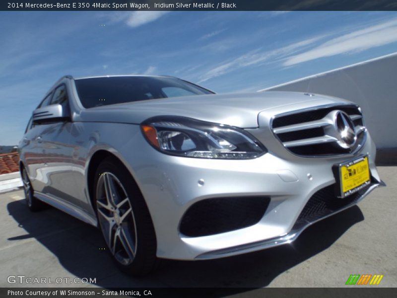 Iridium Silver Metallic / Black 2014 Mercedes-Benz E 350 4Matic Sport Wagon