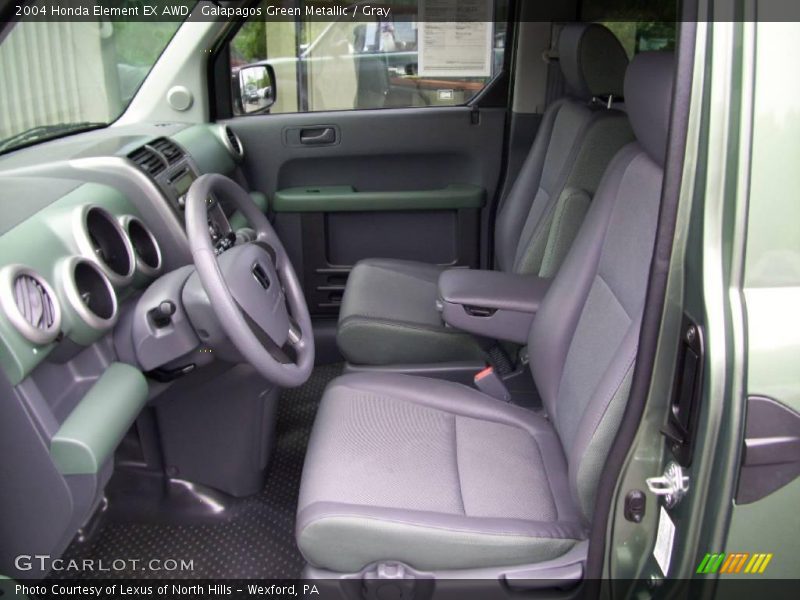 Galapagos Green Metallic / Gray 2004 Honda Element EX AWD