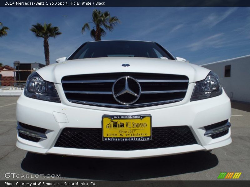 Polar White / Black 2014 Mercedes-Benz C 250 Sport