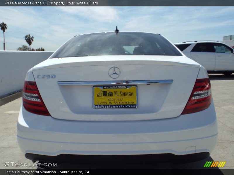 Polar White / Black 2014 Mercedes-Benz C 250 Sport