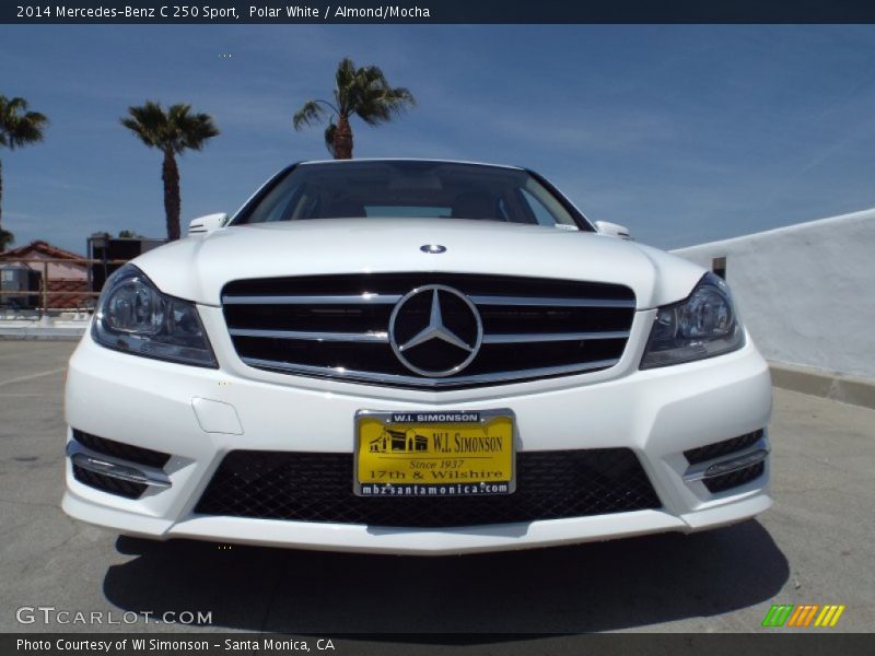 Polar White / Almond/Mocha 2014 Mercedes-Benz C 250 Sport