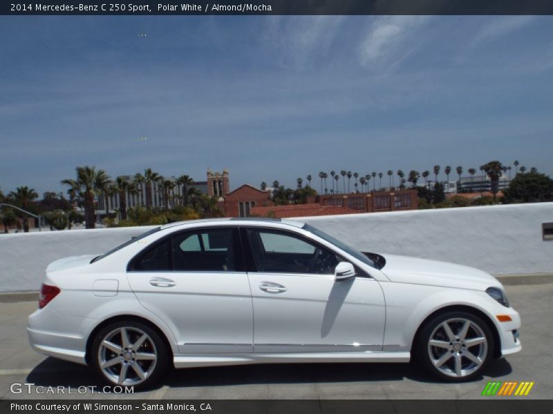 Polar White / Almond/Mocha 2014 Mercedes-Benz C 250 Sport