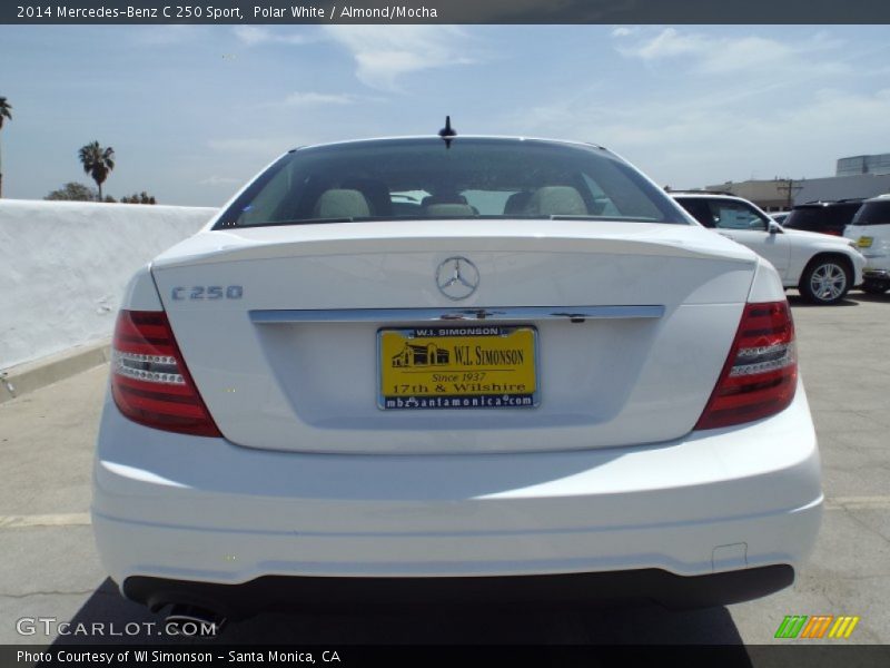 Polar White / Almond/Mocha 2014 Mercedes-Benz C 250 Sport