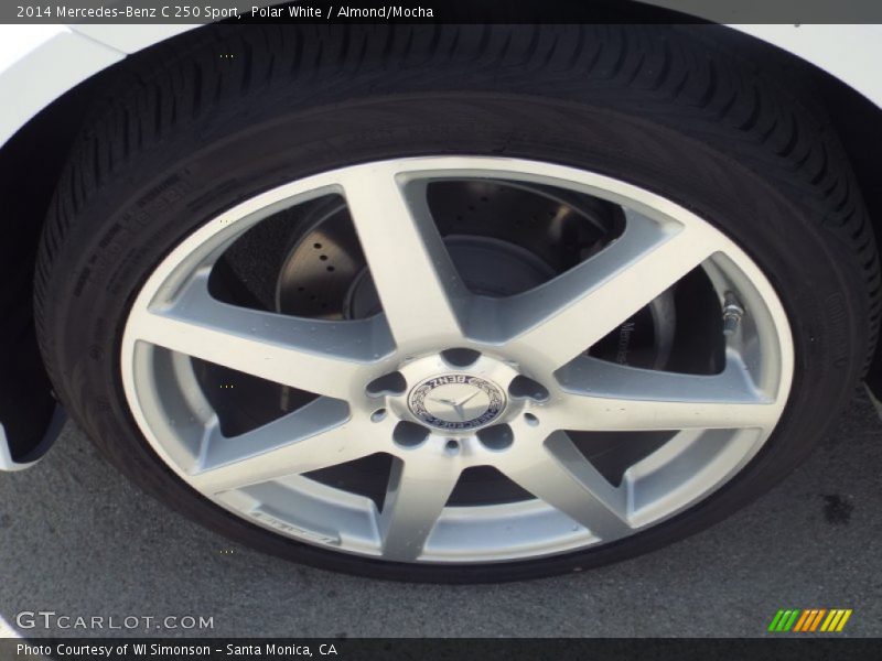 Polar White / Almond/Mocha 2014 Mercedes-Benz C 250 Sport