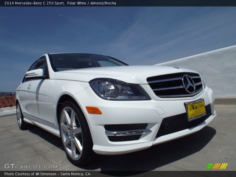 Polar White / Almond/Mocha 2014 Mercedes-Benz C 250 Sport