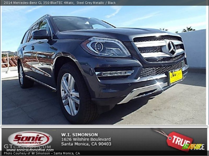 Steel Grey Metallic / Black 2014 Mercedes-Benz GL 350 BlueTEC 4Matic