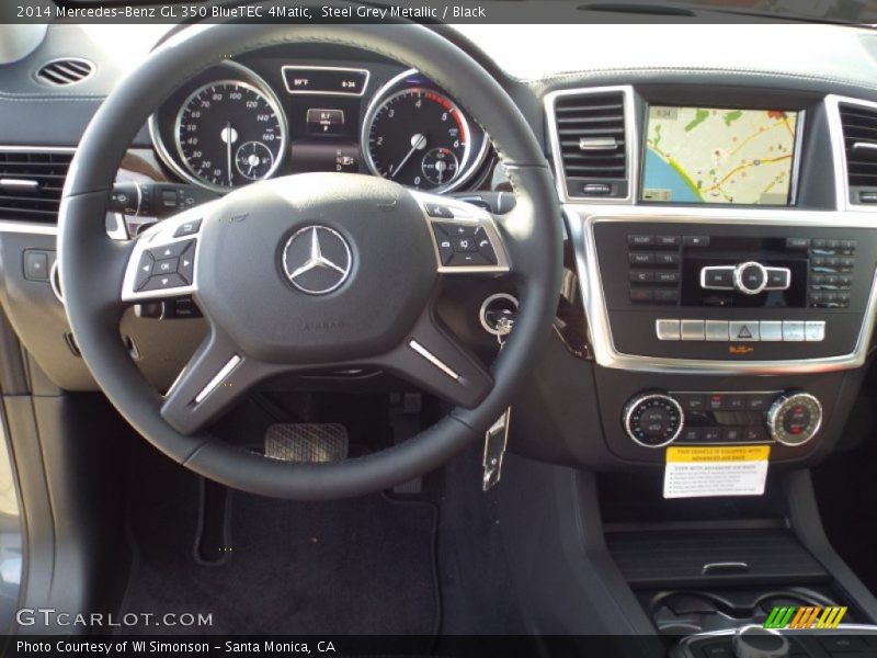 Steel Grey Metallic / Black 2014 Mercedes-Benz GL 350 BlueTEC 4Matic