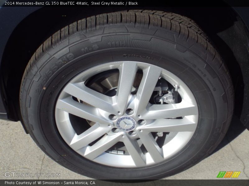 Steel Grey Metallic / Black 2014 Mercedes-Benz GL 350 BlueTEC 4Matic