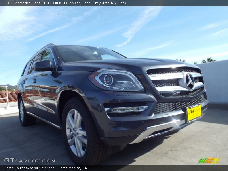 Steel Grey Metallic / Black 2014 Mercedes-Benz GL 350 BlueTEC 4Matic