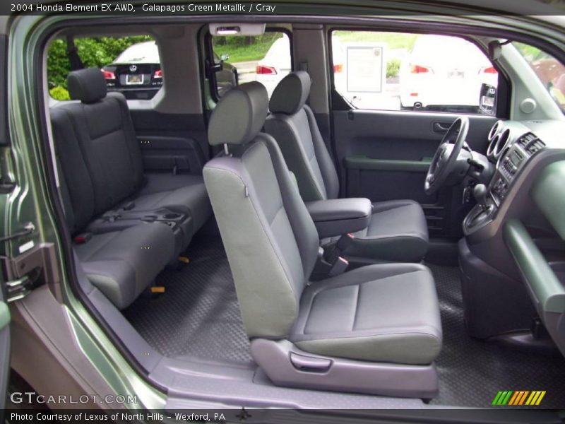 Galapagos Green Metallic / Gray 2004 Honda Element EX AWD