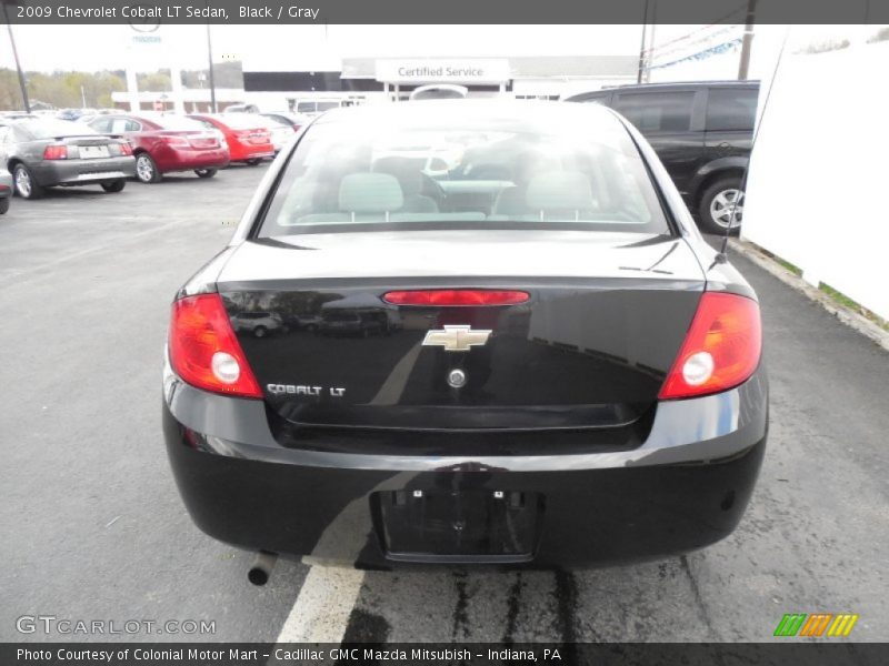 Black / Gray 2009 Chevrolet Cobalt LT Sedan