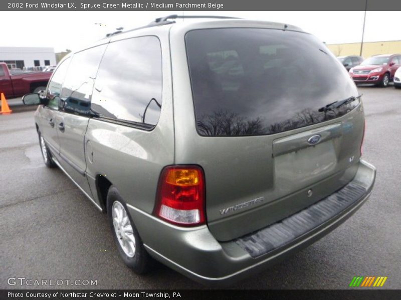 Spruce Green Metallic / Medium Parchment Beige 2002 Ford Windstar LX