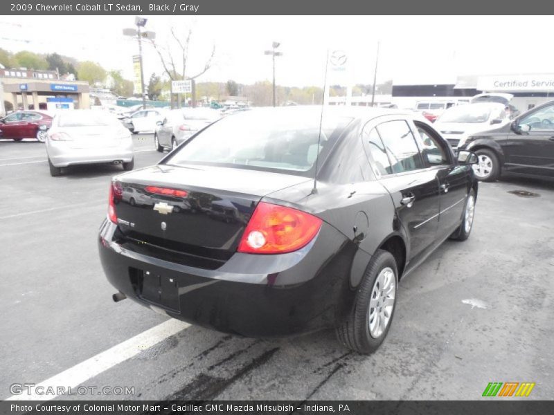 Black / Gray 2009 Chevrolet Cobalt LT Sedan