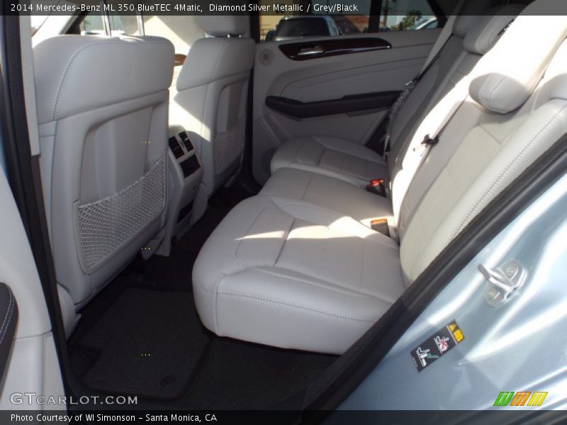 Diamond Silver Metallic / Grey/Black 2014 Mercedes-Benz ML 350 BlueTEC 4Matic
