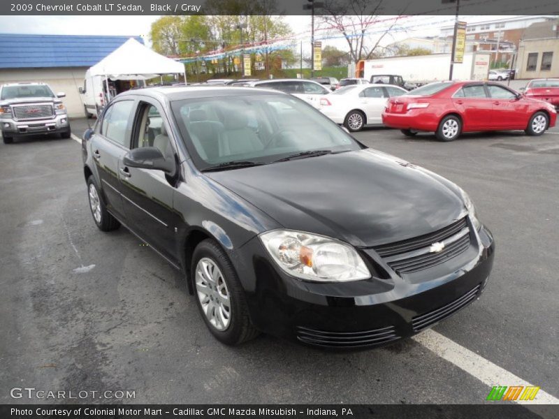 Black / Gray 2009 Chevrolet Cobalt LT Sedan