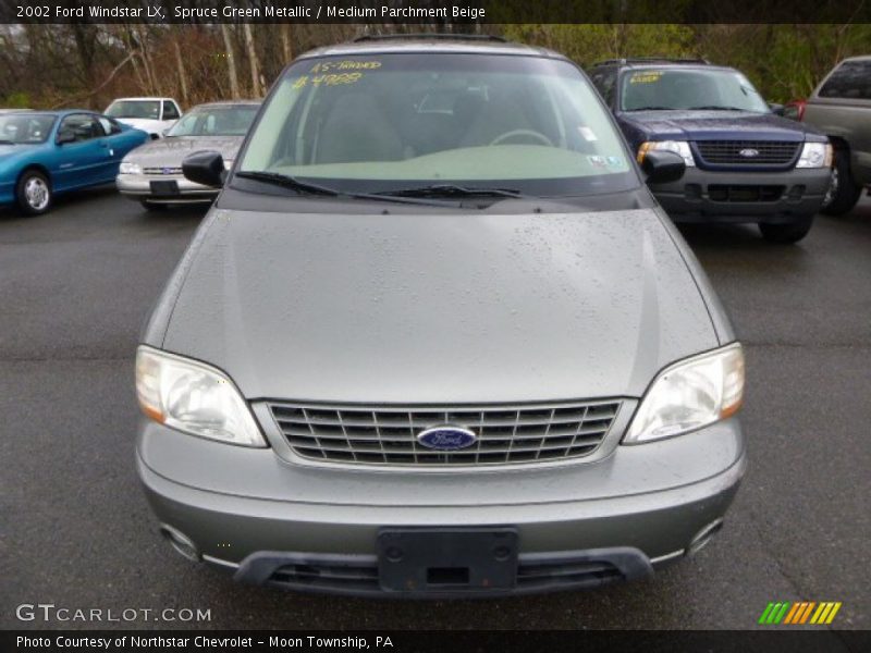 Spruce Green Metallic / Medium Parchment Beige 2002 Ford Windstar LX
