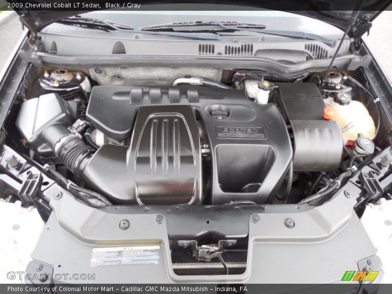 Black / Gray 2009 Chevrolet Cobalt LT Sedan