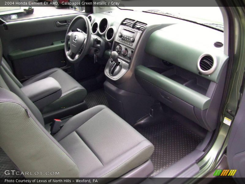Galapagos Green Metallic / Gray 2004 Honda Element EX AWD