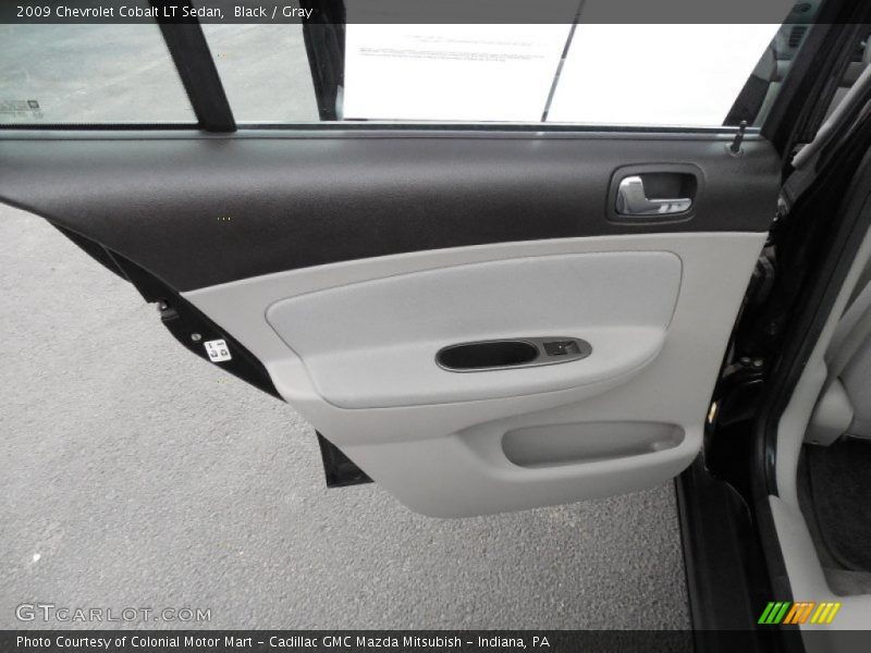Black / Gray 2009 Chevrolet Cobalt LT Sedan