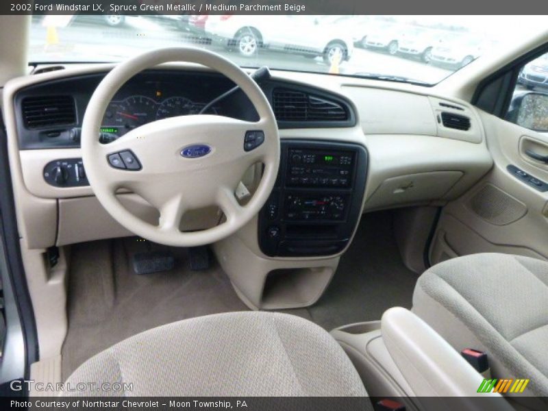 Spruce Green Metallic / Medium Parchment Beige 2002 Ford Windstar LX