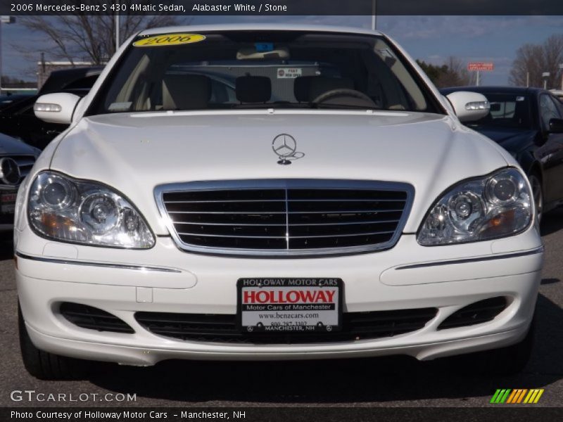 Alabaster White / Stone 2006 Mercedes-Benz S 430 4Matic Sedan