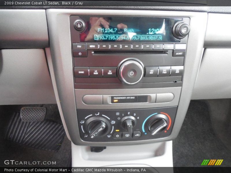 Black / Gray 2009 Chevrolet Cobalt LT Sedan