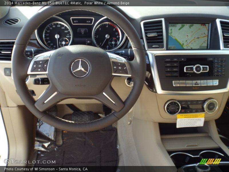 Polar White / Almond Beige 2014 Mercedes-Benz ML 350 BlueTEC 4Matic