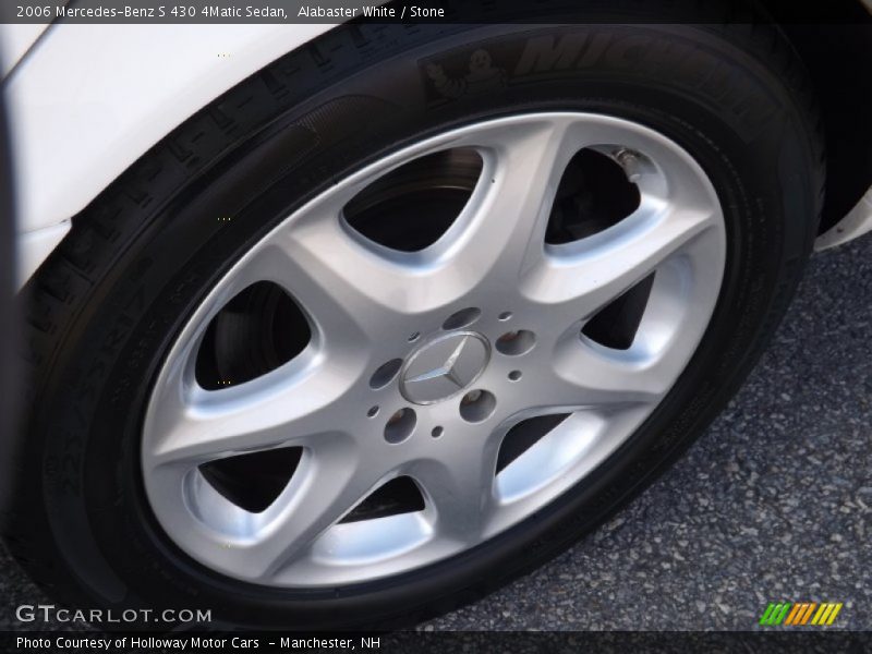 Alabaster White / Stone 2006 Mercedes-Benz S 430 4Matic Sedan